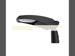 Lampu jalanan ramah lingkungan 50 Watt dengan kelas perlindungan IP66 dan tegangan input AC100-277V