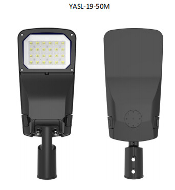 Perumahan Lampu Jalan LED Persegi Wateproof Smart Controller 50W IP66