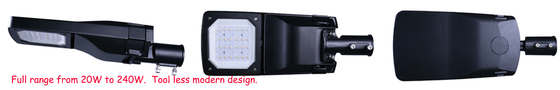 30W Hign Pressure Outdoor Led Street Light Fixture Pengontrol Cerdas