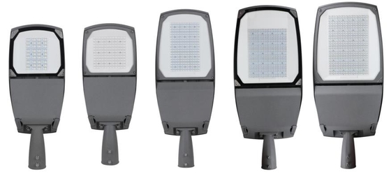 IP66 Smart Zigbee LED Street Lamp Die Casting Perumahan Bingkai Kaca