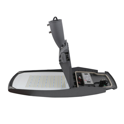 Kaca Aluminium Frame LED Street Light Housing Untuk Jalan Taman Halaman