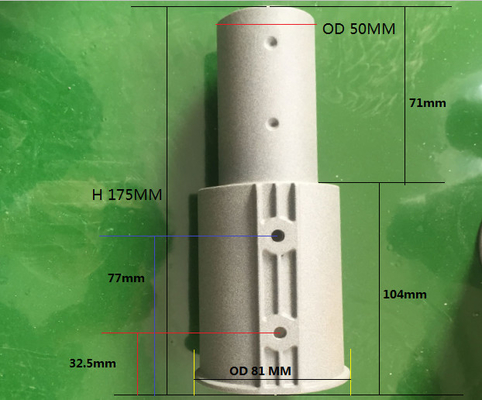 60mm 50mm Lampu Jalan Adaptor Backet Die Casting Aluminium Arm