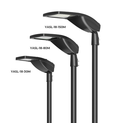 Abu-abu 4000K 80 Watt Ra70 Aluminium Lampu Jalan Led Untuk Jalan Utama