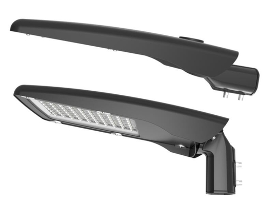 Black Adjustable Adapter 30W - 150W Outdoor LED Street Lights Lumen Tinggi Untuk Taman