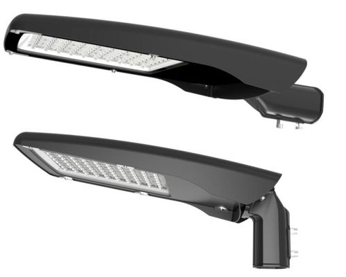 Lampu Jalan Luar Ruangan 30w Die Casting Rumah Aluminium Braket Kaca Tempered Lensa PC