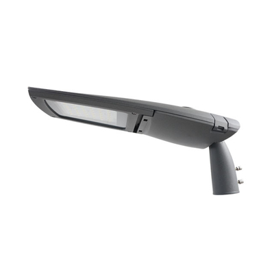 Die Casting Aluminium Lampu Jalan LED Tahan Air 3000 - 6500K Perumahan Lampu Jalan Hitam