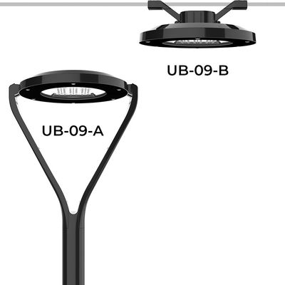 Die casting alumunium led lampu taman 30W 60W 100W IP66 IK08 lampu taman jalan LED luar