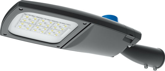 IP66 Aluminium LED Street Light 4000LM Flux Luminous Untuk Pencahayaan Jalan yang Ditingkatkan