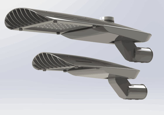 Perumahan Lampu Jalan Tahan Air Lumen Tinggi, Aluminium Lampu Jalan Led 60-200W