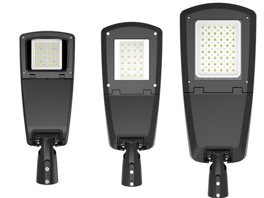 IP66 Waterproof Aluminium Led Street Light Efisiensi 120lm/W Untuk Jalan Utama