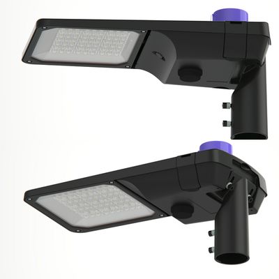 SL-29-60 50-60W Rumah Lampu Jalan LED Aluminium Die Casting 0-10V Peredupan 150Im/w 170Im/w 180Im/w