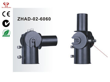 Die Casting Aluminium IP67 LED Street Light Adapter Bracket Lengan Lampu yang Dapat Disesuaikan