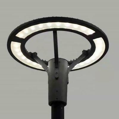 Dekorasi Taman Solar String Light 60W Aluminium Roda Kemudi Datar Lampu Bola Bulan