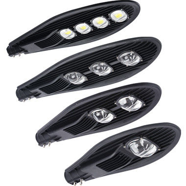 Sandy Black / Silver 120W IP66 COB Lampu Jalan Aluminium Perumahan 720x280x95mm