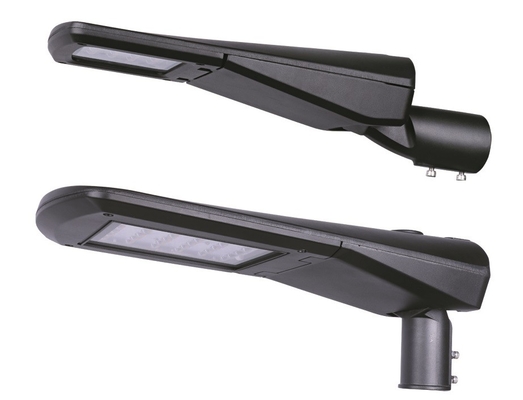 Black Die Casting Aluminium Led Street Light Dimmable 120lm / W 3000k IP66